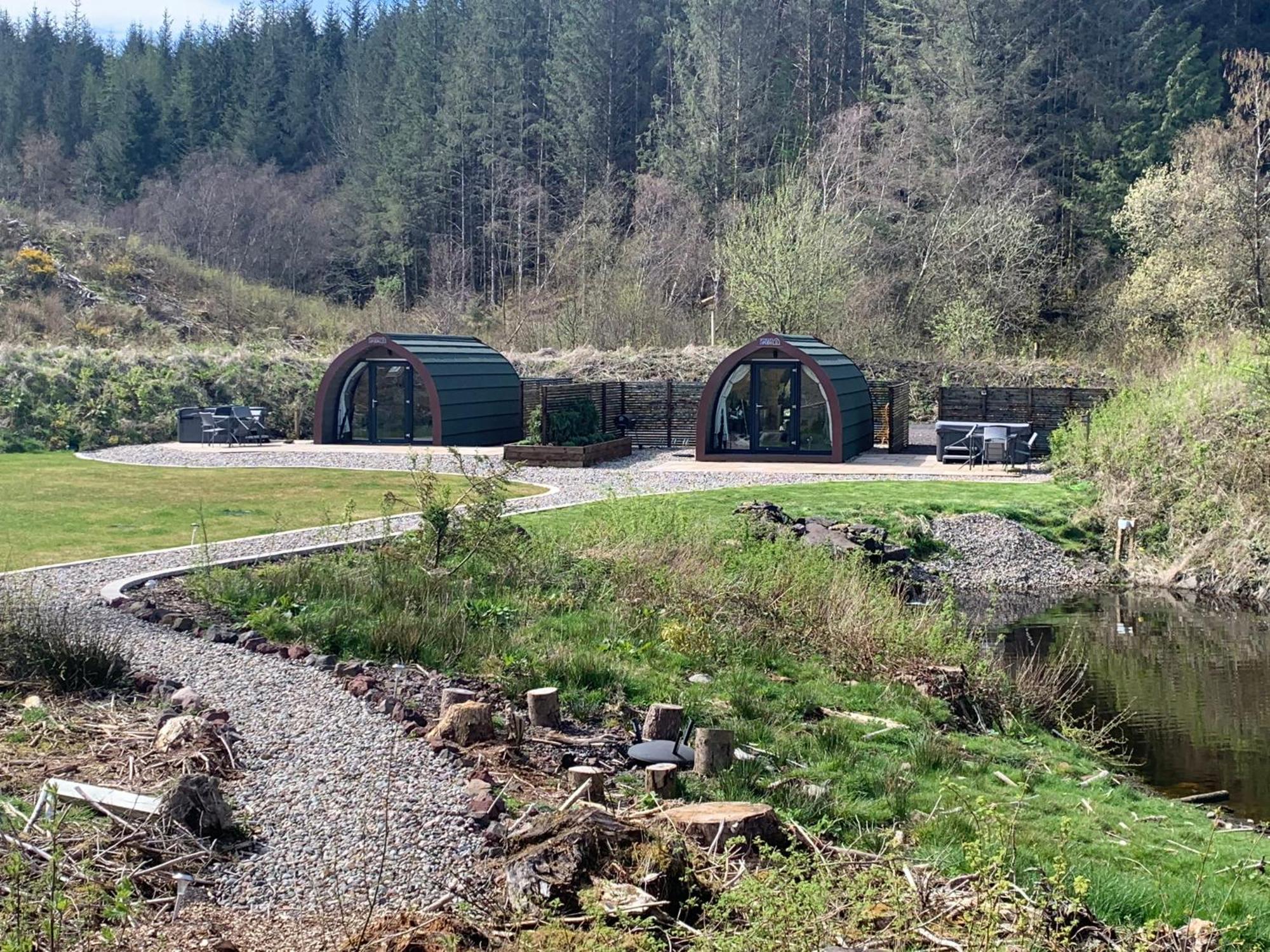 Villa Red Squirrel Pod With Hot Tub Oban Exterior foto